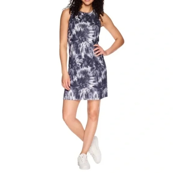 ❤️ NWT Gaiam Tie Dye Dress Tank Style Women's Various Sizes Soft Casual Grey - Picture 1 of 13